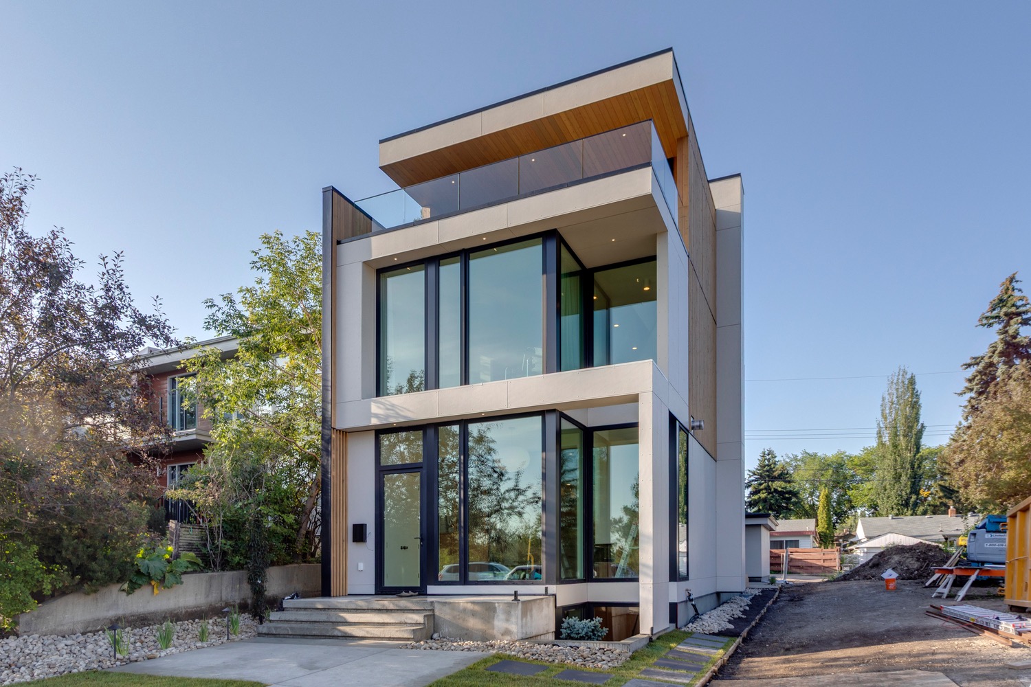 Exterior of the Aspen in Strathearn with homes for sale by Holland and Associates Real Estate in Edmonton.